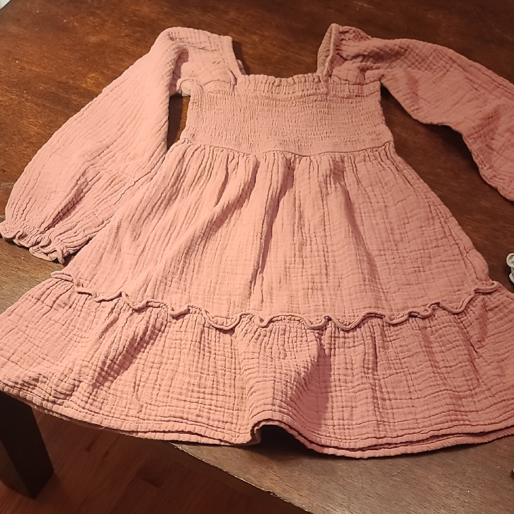 Cotton On Kids New Without Tags Ruffled Cotton Dress